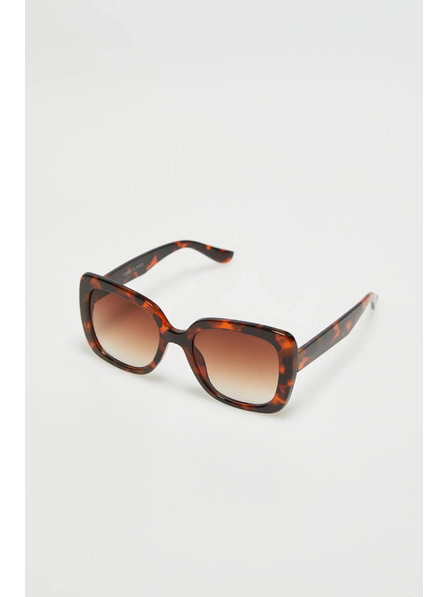 Moodo Brýle se čtvercovými obrubami hnědé Moodo