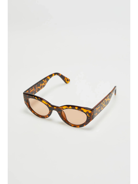 Moodo Brýle s tlustými obrubami hnědé Moodo