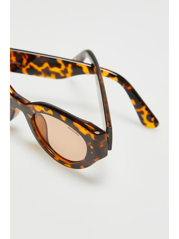 Moodo Brýle s tlustými obrubami hnědé Moodo