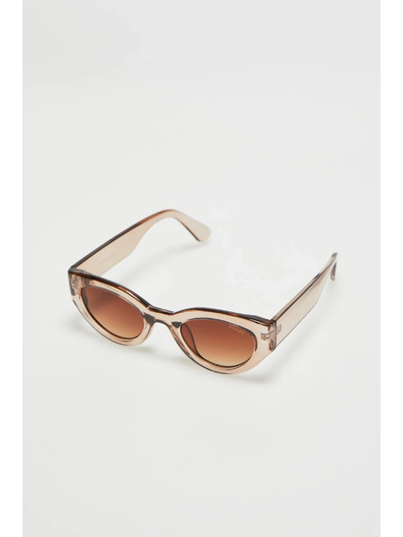 Moodo Brýle s tlustými obrubami béžové Moodo