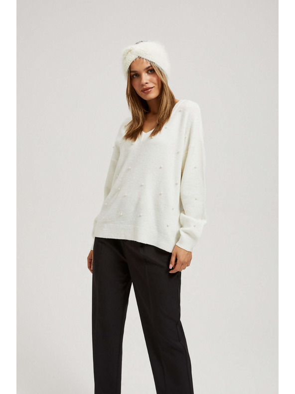 Moodo Teplá čelenka na hlavu perleťový Moodo