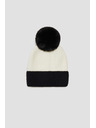 Moodo Čepice s bambulí černo-bílá Moodo