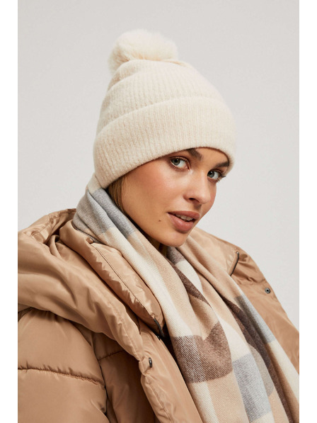 Moodo Čepice s bambulí pudrově růžová Moodo