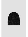 Moodo Pletená černá čepice Moodo