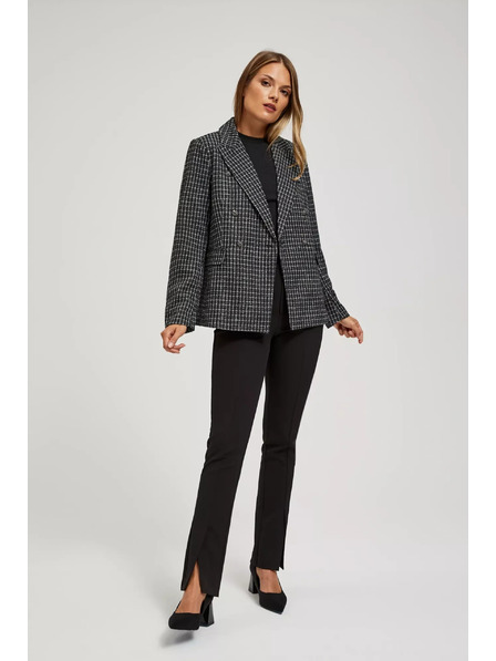 Moodo Dvojřadové sako s ozdobnými knoflíky Moodo