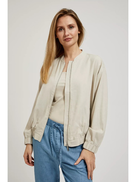 Moodo Béžová bomber bunda Moodo