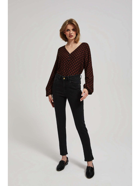 Moodo Skinny džíny černé Moodo