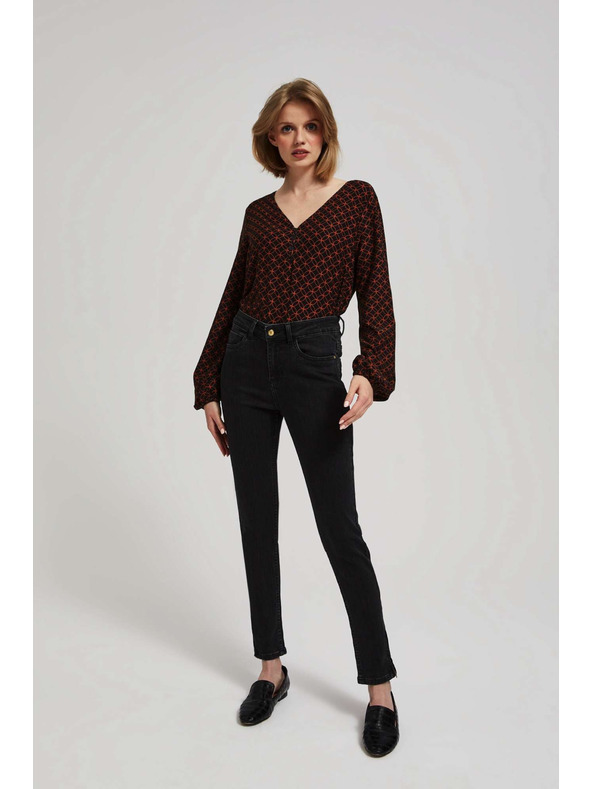 Moodo Skinny džíny černé Moodo