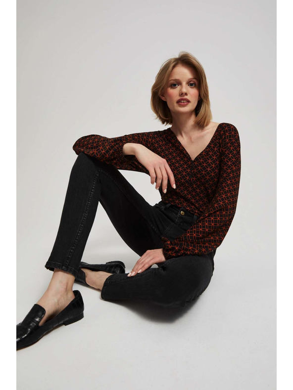 Moodo Skinny džíny černé Moodo