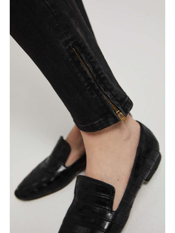 Moodo Skinny džíny černé Moodo