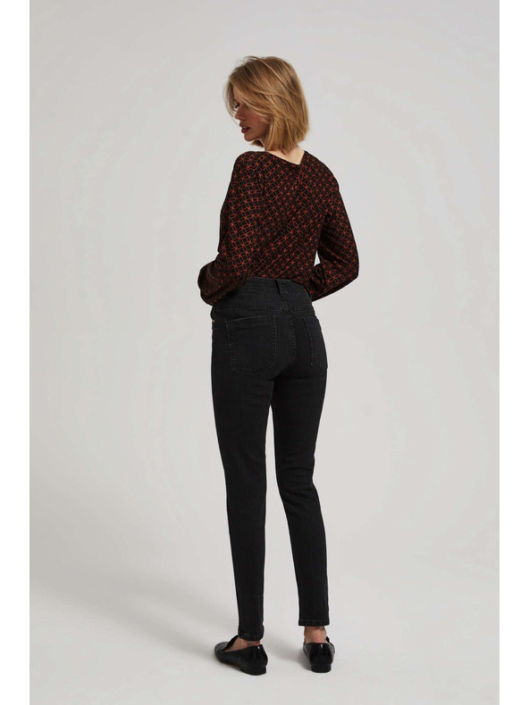 Moodo Skinny džíny černé Moodo