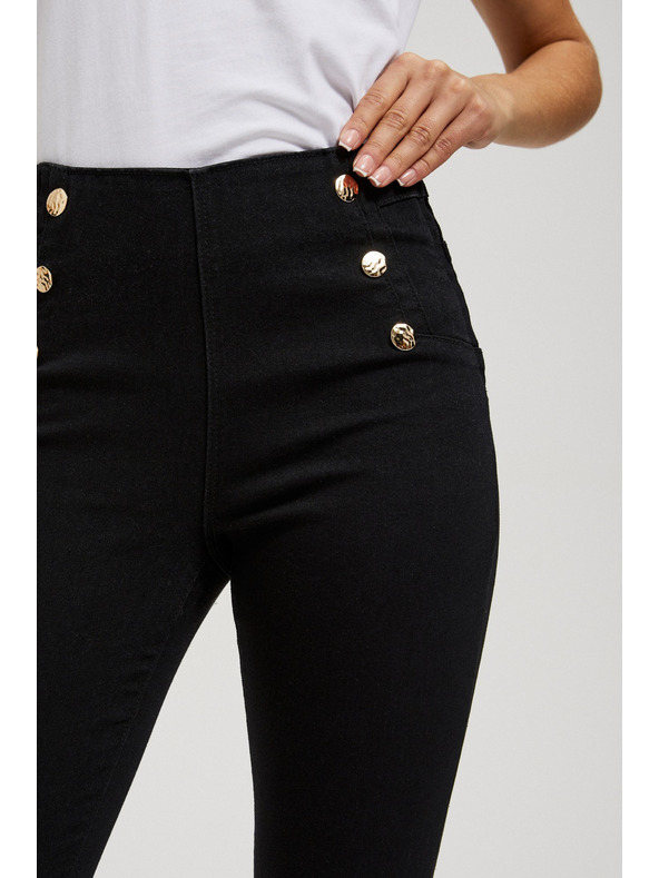 Moodo Džíny s ozdobnými knoflíky Moodo