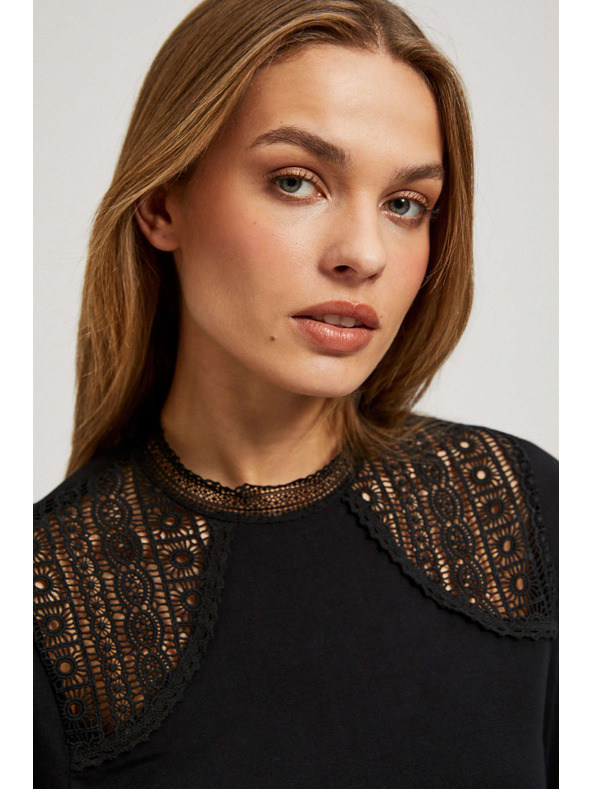 Moodo Lace Decorative Blouse Moodo