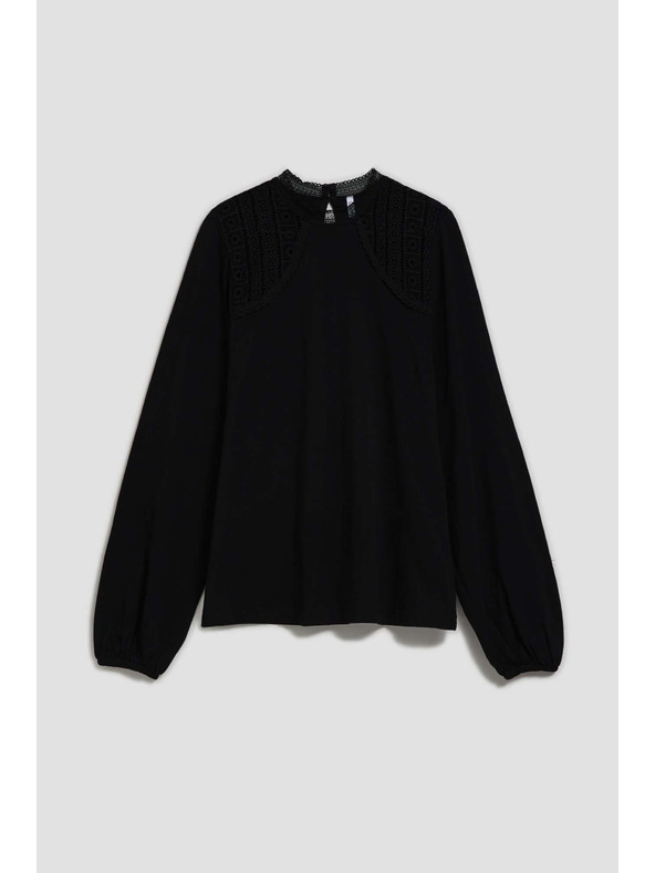 Moodo Lace Decorative Blouse Moodo
