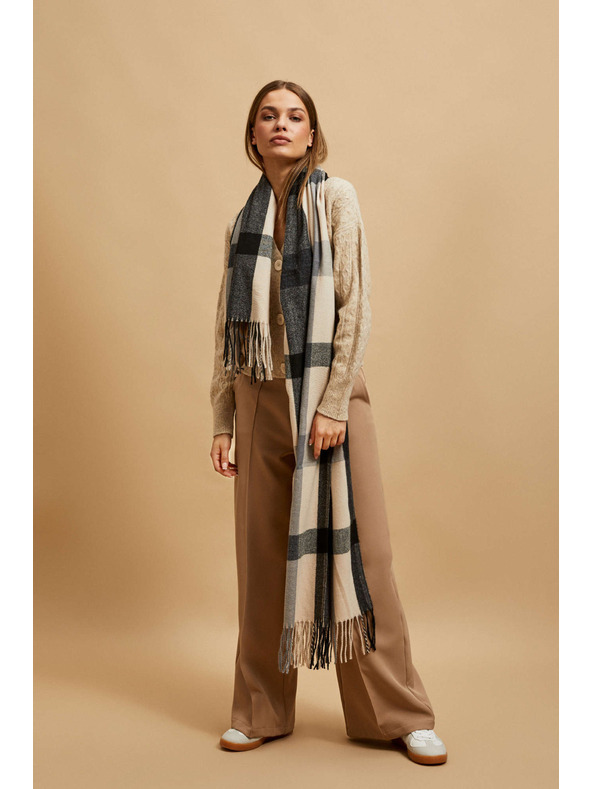 Moodo Šála v kostce modrá Moodo