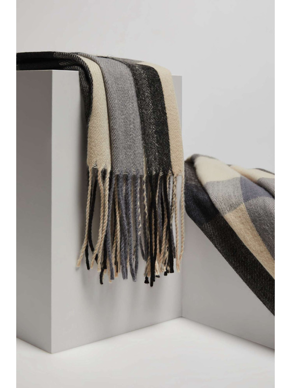 Moodo Šála v kostce modrá Moodo