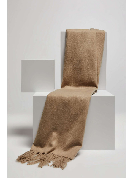 Moodo Hladká tmavě béžová šála Moodo