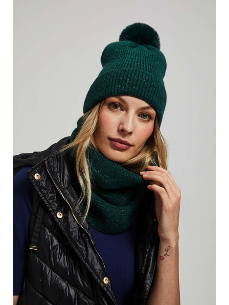 Moodo Smaragdový nákrčník s metalickým vláknem Moodo