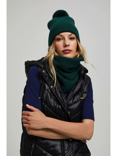 Moodo Smaragdový nákrčník s metalickým vláknem Moodo