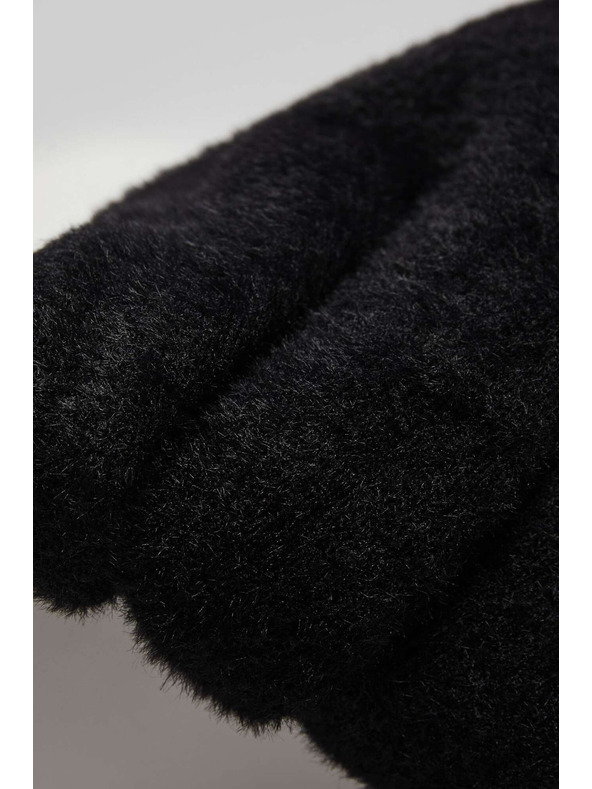 Moodo Hladký černý nákrčník Moodo