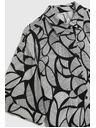Moodo Viskózová košile černo-bílá Moodo