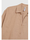 Moodo Lněná košile béžová Moodo