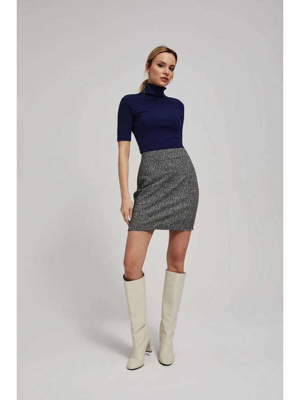 Moodo Přiléhavá černá sukně Moodo