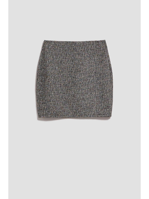 Moodo Přiléhavá černá sukně Moodo