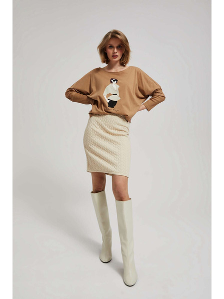 Moodo Tužková sukně písku Moodo