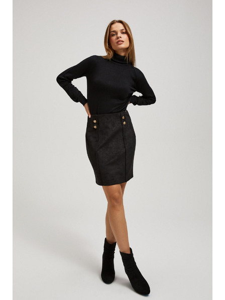 Moodo Tužková sukně s ozdobnými knoflíky Moodo