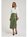 Moodo Voskovaná midi sukně Moodo