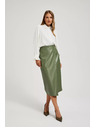 Moodo Voskovaná midi sukně Moodo