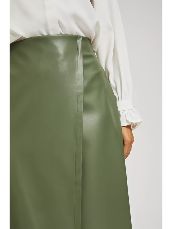 Moodo Voskovaná midi sukně Moodo