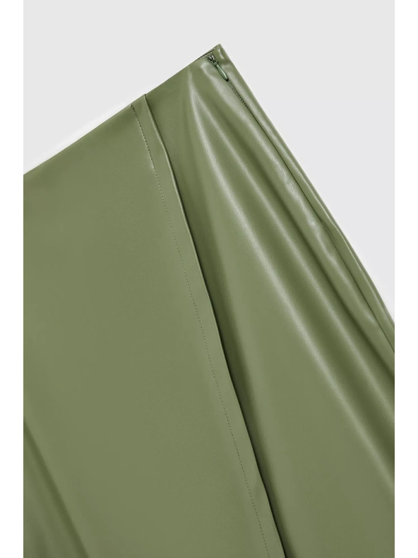 Moodo Voskovaná midi sukně Moodo