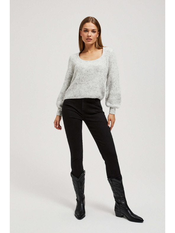 Moodo Svetr s výstřihem Moodo