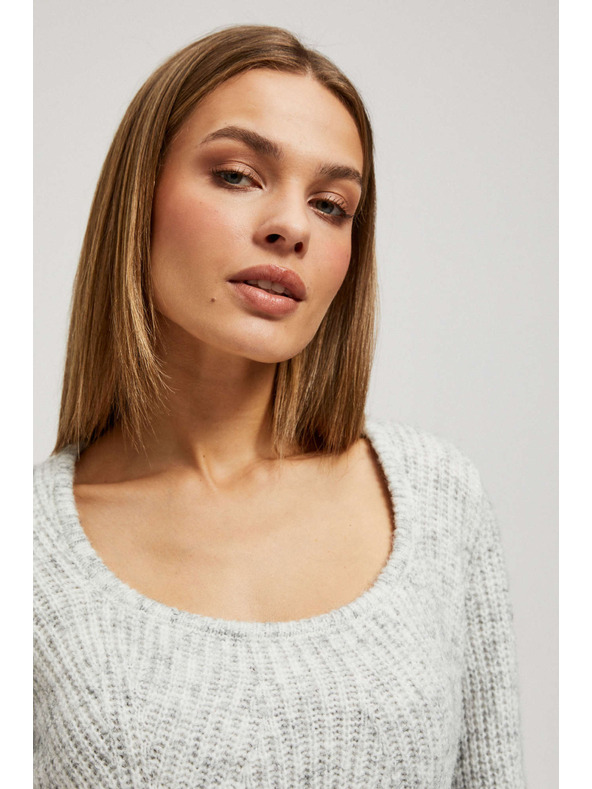 Moodo Svetr s výstřihem Moodo