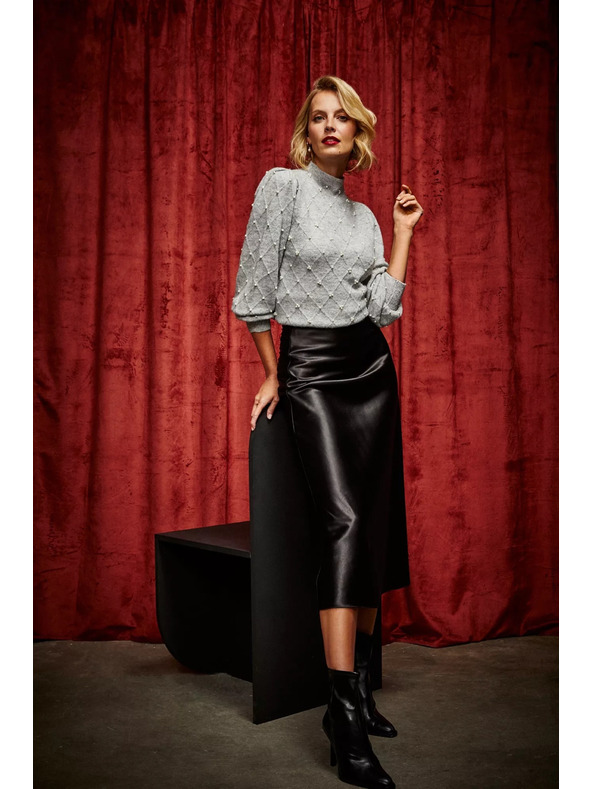 Moodo Svetr s nafouklými rukávy Moodo