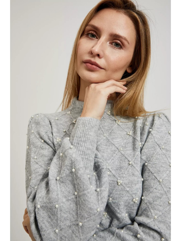 Moodo Svetr s nafouklými rukávy Moodo