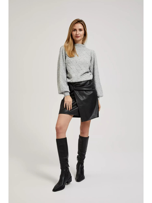 Moodo Svetr s nafouklými rukávy Moodo