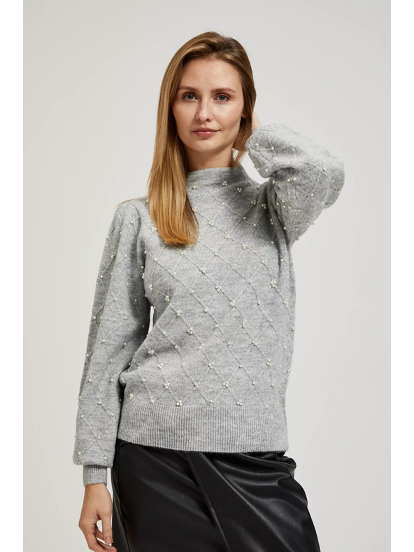 Moodo Svetr s nafouklými rukávy Moodo