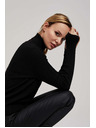 Moodo Tenký svetr s rolákem černý Moodo