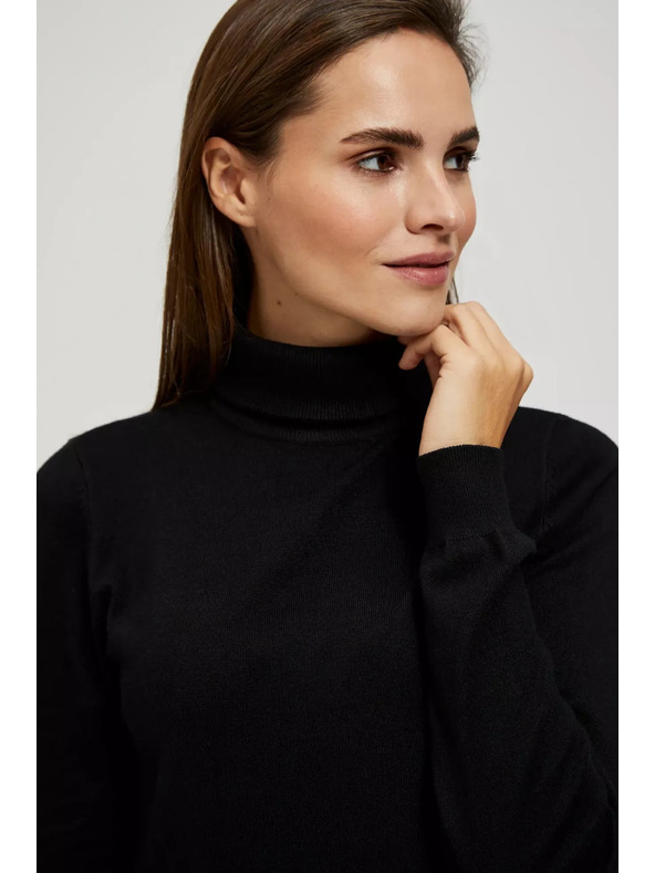 Moodo Svetr s rolákem černý Moodo