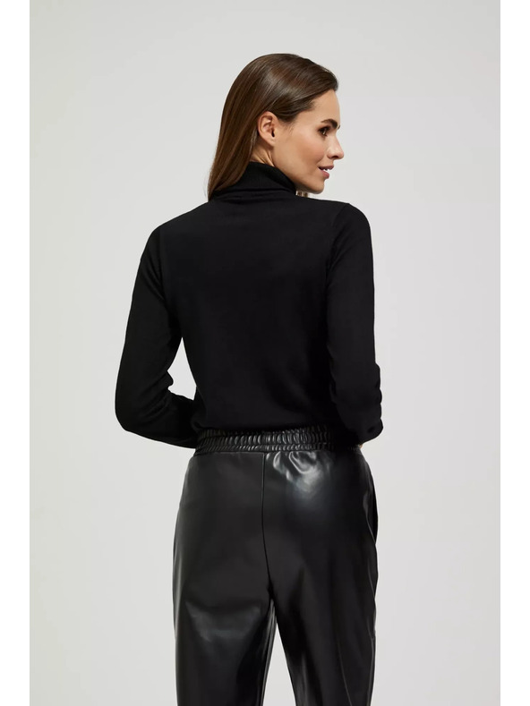 Moodo Svetr s rolákem černý Moodo