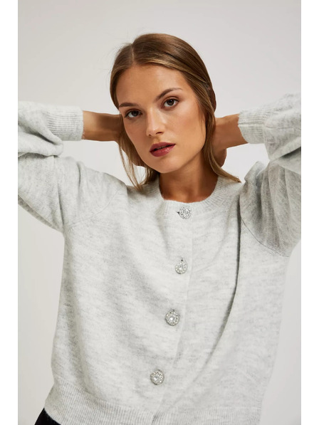 Moodo Kardigan s ozdobnými knoflíky Moodo