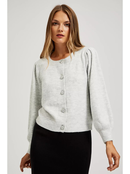 Moodo Kardigan s ozdobnými knoflíky Moodo