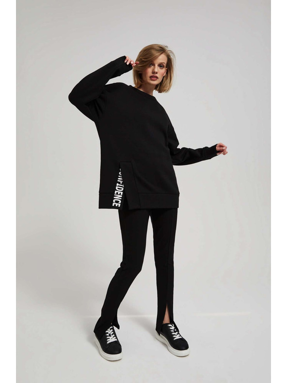 Moodo Oversize mikina s nápisem Moodo