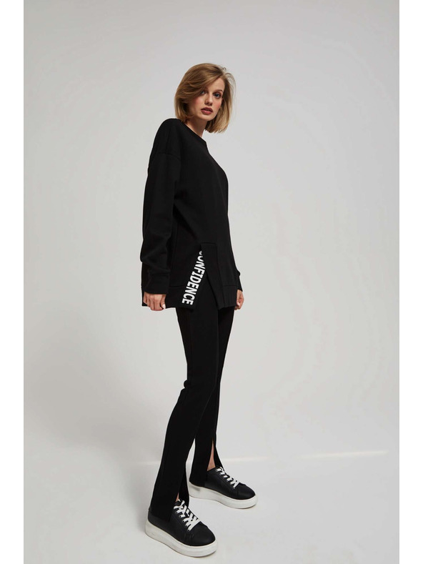 Moodo Oversize mikina s nápisem Moodo