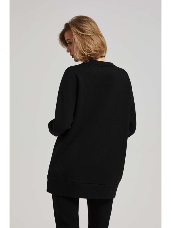 Moodo Oversize mikina s nápisem Moodo