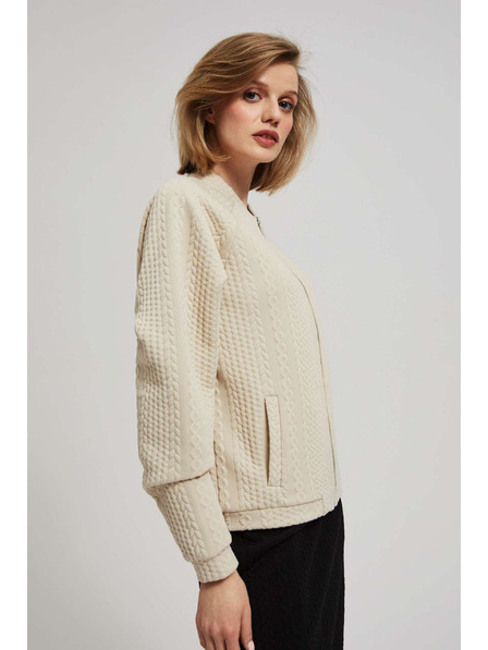 Moodo Rozepínací mikina s kapsami Moodo