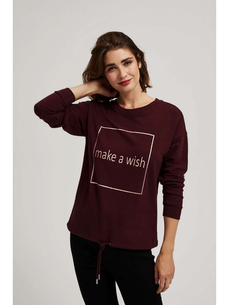 Moodo Jednoduchá mikina s potiskem Moodo